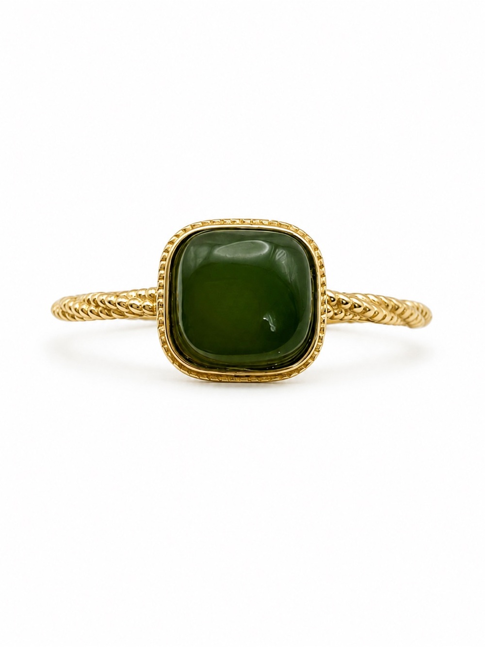 Jade Twist Band Ring (#R80)